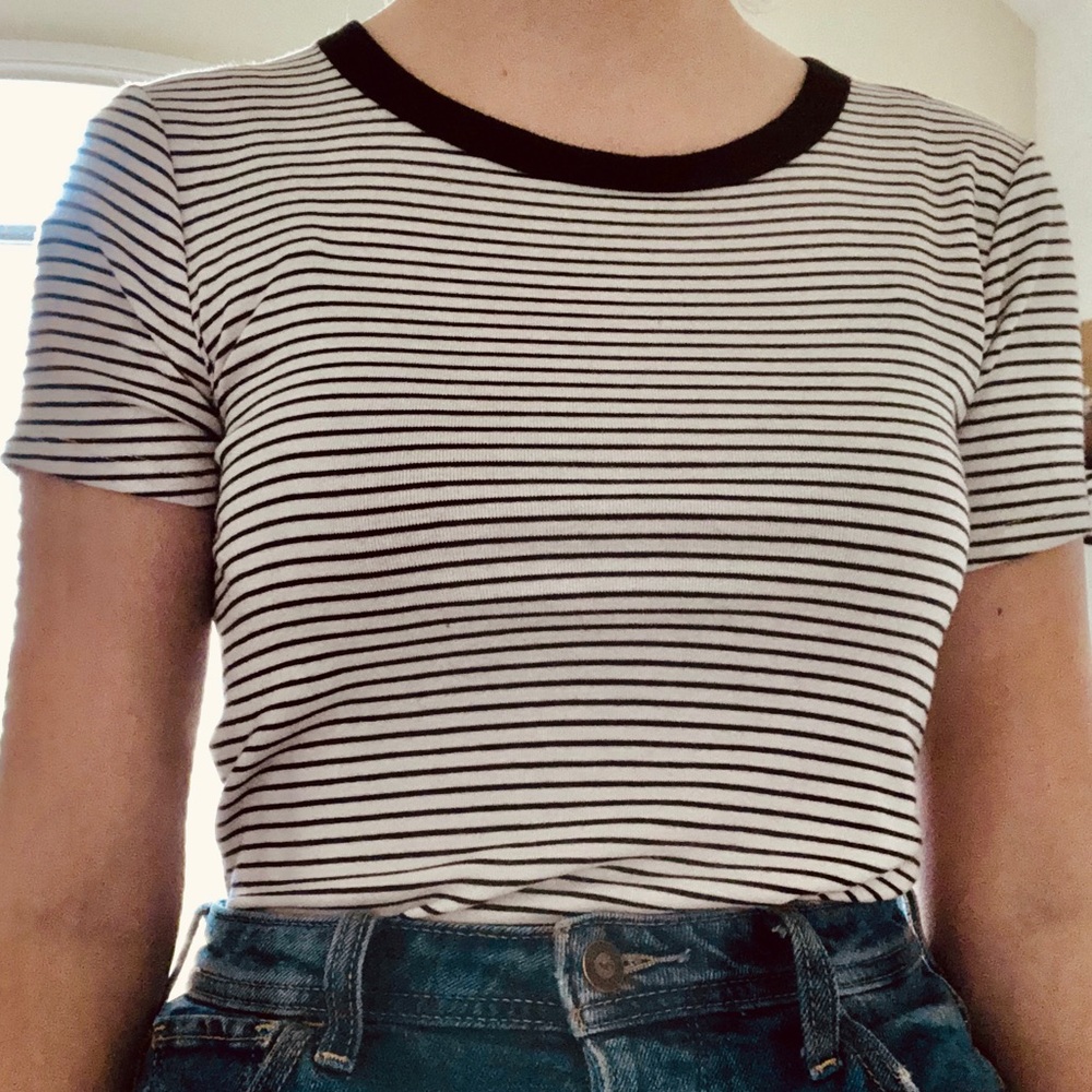 Striped Short Sleeve T-Shirt